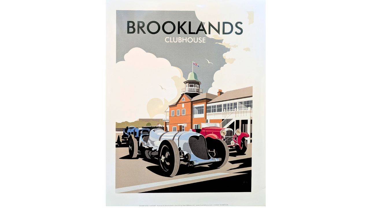 Brooklands Clubhouse Print